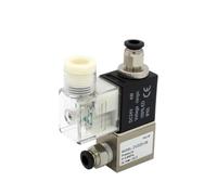 Électrovanne de commande pneumatique normalement ouverte 12V 24V 220V 1/4 "BSPT, 2 voies, 2 positions, 1 pièce, 2V025-08(2V025-08 AC110V,Without Fittings)