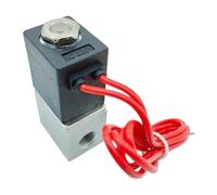 Electrovanne de compresseur 2 voies normalement fermée à action directe pour eau, air, huile 1/8" DC 12 V NPT