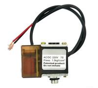 Électrovanne de compresseur d'air, 1 lot de connecteur de fil carré pour accessoires de pompe, clapet anti-retour d'échappement avec design huile, fonctionnement silencieux, convient pour la maison et