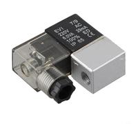 Électrovanne de compresseur d'air 2 voies AC220 V en acier au carbone Raccord fileté pour milieu vapeur, vanne de contrôle d'air industriel avec orifice de 10 mm