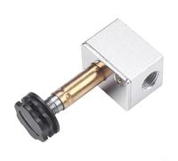 Électrovanne de compresseur d'air 220 V normalement ouverte pour mise hors tension, huile silencieuse, accessoires d'air avec corps de valve carré ou bobine (A)