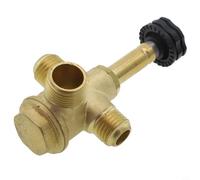 Électrovanne de compresseur d'air pour mise hors tension, échappement et fonction de vérification de purge de déchargement | Accessoire de pompe à air en fonte d'aluminium avec fonctionnement