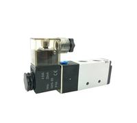 Électrovanne de contrôle d'air pneumatique à deux positions et cinq voies, 1 pièce, 4V210-06/08, G 1/8 "G 1/4", conception de modèle(4V210 08High Quality,DC24V_1PC)