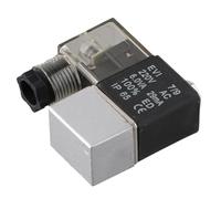 Électrovanne de contrôle d'air pour compresseurs d'air industriels, 2 voies normalement fermées, AC220 V en acier au carbone avec raccord fileté, orifice de 10 mm