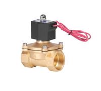 Électrovanne de Contrôle de Fluide en, DN32 1.2寸, DC24V | Résistante à l'humidité, Électrovanne Normalement Fermée, Filetée, Vanne Régulation En Ligne, pour Canalisations D'eau