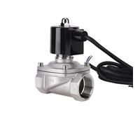 Électrovanne de fontaine en acier inoxydable 304 1-1/2", 110 V, 24 V, 12 V, 24 V, normalement fermée, for système sous-marin(BSP-240VAC-EPDM-SEAL)