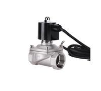 Électrovanne de fontaine en acier inoxydable 304 normalement fermé IP68 NBR 110 V 24 V 12 V 24 V Utilisation sous-marine (NPT-230VAC-NBR-SEAL)