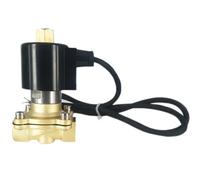 Électrovanne de fontaine en laiton normalement ouverte, étanche IP68, 1" 110 V, 24 V, 12 V, 24 V, for eau sous-marine(24VAC)