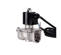 Électrovanne de fontaine étanche IP68 en acier inoxydable 304, 1 pouce, normalement fermée, 110V 24V 12V 24v, électrovanne for sous-marine(G-110vac-viton-seal)