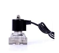 Électrovanne de fontaine normalement fermée en acier inoxydable 304, filetage NPT 3/8", 110 V, 24 V, 12 V, 24 V, électrovanne sous-marine(NPT-380VAC-EPDM-SEAL)
