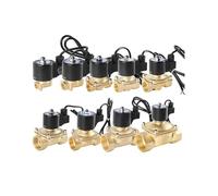 Électrovanne de fontaine sous-marine en laiton normalement fermée, étanche IP68, vanne d'eau de commande électrique 10-50 AC/DC 12V 24V 220V(G3/8,220V_NORMAL CLOSED)