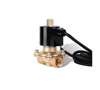 Électrovanne de fontaine sous-marine en laiton normalement ouverte de 1/2 pouces, étanche IP68, 15 vannes d'eau à commande électrique AC/DC 12V 24V 220V(VITON-SEAL_24VDC_NORMAL OPEN)