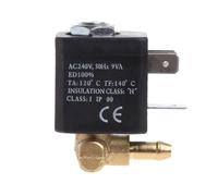 Électrovanne de générateur de vapeur en cuivre à manchon normalement fermé N/C AC 220 V-240 V G1/8"