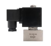 Électrovanne de lavage de voiture haute pression en acier inoxydable 304 0 ~ 300 bar Normalement fermée ou normalement ouverte Orifice de 3/8" 1-3 mm G ou NPT (NPT-AC 24 V-ouvert, taille de l'orifice