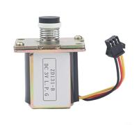 Électrovanne de rechange pour chauffe-eau à gaz DC3 V ZD131B avec tête en caoutchouc sécurisée de 14 mm et corps en métal compatible avec la plupart des modèles