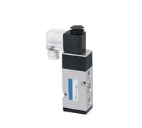 Électrovanne de type collecteur 4M410 4M420 4M430 G 1/2, vanne pneumatique à simple et double bobine, 1 pièce(4M430E 15G1-2 3-5Way,AC220V)