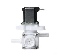 Électrovanne d'eau 12V DC Laiton pour toilettes | Connexion rapide et passage droit pour un montage facile et un débit stable jusqu'à 0,8 MPa.