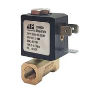 Électrovanne d'eau en laiton 12 V CC normalement fermée 2 voies 0,3 cm 7 bars pour cafetières, chauffage à gaz, équipement de stérilisation pour appareils médicaux, machine à boissons, etc