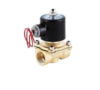 Électrovanne d'eau en laiton normalement fermée 3/4 "12V, DN20 220V 24V 110V(G-220vac-viton-seal)