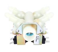 Electrovanne d'eau normalement fermee 1 entree 4 sorties en plastique G3/4 po CC 24 V/CA 220 V/240 V CC 24 V