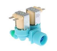 Électrovanne d'entrée d'eau DC62-00311C, Compatible for Samsung | Électrovanne d'entrée d'eau à double tête de remplacement, résistante à l'usure, longue durée de vie, C-225/19-A01