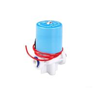 Électrovanne d'entrée d'eau de 35,6 cm 12 V 24 V pour purificateurs d'eau avec connexion filetée 1/4 et connecteur rapide supportant une pression jusqu'à 120 PSI (12 V rapide)