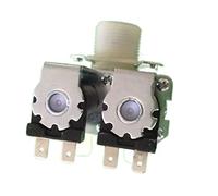 Électrovanne d'entrée d'eau normalement fermée 0,02-0,8 MPa One In Two Out DC 12 V 24 V AC 110 V 220 V 1 pièce (220 V _ normalement fermé)
