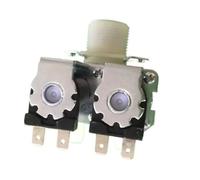 Électrovanne D'entrée D'eau Normalement Fermée, 0.02-0,8mpa, Une Sur Deux Sorties, DC 12V 24V AC 110V 220V, Interrupteur De Débit For Machines À Laver(110v)