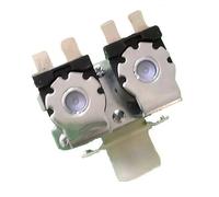 Électrovanne d'entrée d'eau normalement fermée 12 V 24 V CA 110 V 220 V - Interrupteur de débit une entrée deux sorties for machines à laver(220V_NORMALLY CLOSED)