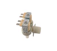 Électrovanne d'entrée, filetage 3/4 pouce, joint 12mm, verticale | Une entrée deux voies double sortie, structure pilote, plastique nylon(220V)