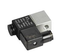 Électrovanne d'huile et d'air normalement fermée, 2V025-06 G1/8 2V025-08 G1/4, 12V 24V 110V 220V, 2 ports, 2 voies, commande pneumatique, 1 pièces(2V025-08 AC110V,ADD PC10)
