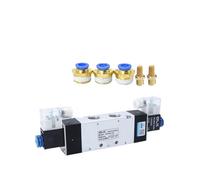Électrovanne directionnelle pneumatique à Double tête, commande, 5 voies, 2 positions, maintien de puissance, 4V420-15