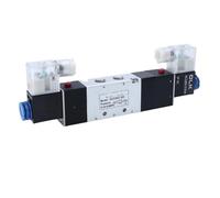 Électrovanne directionnelle pneumatique à Double tête, Double commande, 5 voies, 3 positions, maintien de puissance, 4V130C-06 4V230C-08(4V430C-15,DC12V)