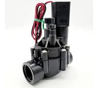Électrovanne d'irrigation 1" 9V avec régulateur de débit 100 DVF. Fonctionne avec les programmeurs à piles de toute marque. Rain Bird Company