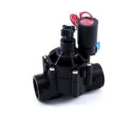 Électrovanne d'irrigation normalement fermée avec réglage du débit 220 V 12 V 24 V pour irrigation paysagère de ferme et jardin (12 V, 3,2 cm)