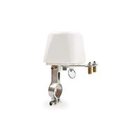 Électrovanne, DN15 DN20 Vanne de manipulateur gazoduc 1/2 "3/4" à billes for le gaz/arrêt d'eau coupé la vanne papillon 12V 1A(DN20,blanc)