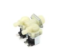 Électrovanne Double Voie For Machine À Laver, 6 Minutes À 12mm, Une Sortie Sur Deux, Vanne D'entrée D'eau Normalement Fermée, DC12V AC220V(AC220V)