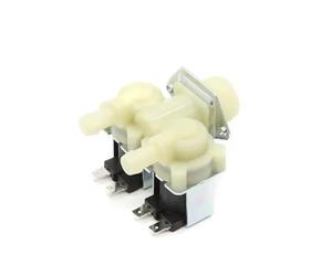 Électrovanne Double Voie For Machine À Laver, 6 Minutes À 12mm, Une Sortie Sur Deux, Vanne D'entrée D'eau Normalement Fermée, DC12V AC220V(DC24V)