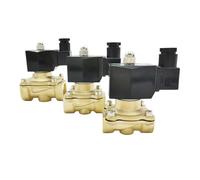 Électrovanne eau-gaz normalement fermée IP65, bobine entièrement G3/8" G1/2" G3/4" G1 G1-1/4 G1-1/2 G2 CA 220 V CC 12 24(Ac380v,0.5 Inch)