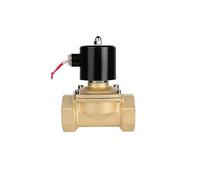Électrovanne électrique 1/4 "3/8" 1/2 "3/4" 1 "DN8/10/15/20/25/50, pneumatique normalement fermée for eau, huile et Air 12V 24V 220V(DN50,220V)