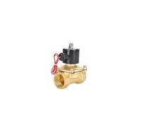 Électrovanne électrique 1/4" 3/8" 1/2" 3/4" 1" DN8/10/15/20/25/50 pneumatique normalement fermée pour eau, huile, air 12 V 24 V 220 V (2W-500-50 DN50, DC1) 2 V