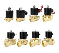 Électrovanne électrique 1/4" 3/8" 1/2" 3/4" 1" DN8/10/15/20/25/50 pneumatique normalement fermée pour eau, huile, air 12 V 24 V 220 V 110 V (DN20, AC110V)