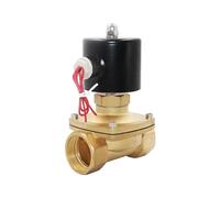 Électrovanne électrique 1/4" 3/8" 1/2" 3/4" DN8/10/15/20/25/50, normalement ouverte, pneumatique, for eau, huile, air, gaz, 12 V/24 V/220 V/110 V(DN10,AC110V)