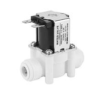Électrovanne électrique, 1pc DC 12V 3/8 pouces lastic Électrovanne électrique à connexion rapide Électrovanne à connexion rapide Normalement proche Longue durée de vie