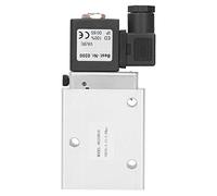 Électrovanne électrique 2 positions 3 voies, vanne directionnelle à commande unique, diamètre 12mm, alliage d'aluminium pour usage industriel (AC220V)
