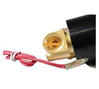 Électrovanne électrique 2 voies 2 positions 110 V AC 6,35 mm Eau Air N/C Gaz Eau Air