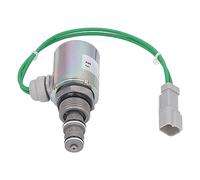 Électrovanne électrique 24 V, référence 1528340 ; remplacement d’électrovanne pour excavatrice Caterpillar 825C, 826C et 826G ; construction en acier allié avec finition brillante