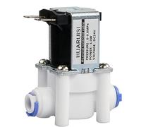 Électrovanne électrique 24V DC, raccord de tuyau 1/4 "pour système d'osmose inverse RO, contrôleur pur