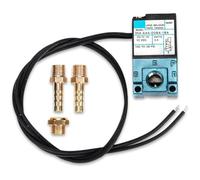 Électrovanne électrique, 3 ports électrovanne pneumatique alliage d'aluminium DC12V 5.4W 35A AAA DDBA 1BA Commande électronique suralimentation pour applications turbocompresseur compresseur