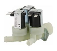 Électrovanne électrique 3 voies, entrée d'eau, N/C, normalement fermée, électrovanne for machine à laver électrique, plastique, AC 220 V, G3/4(AC220V)